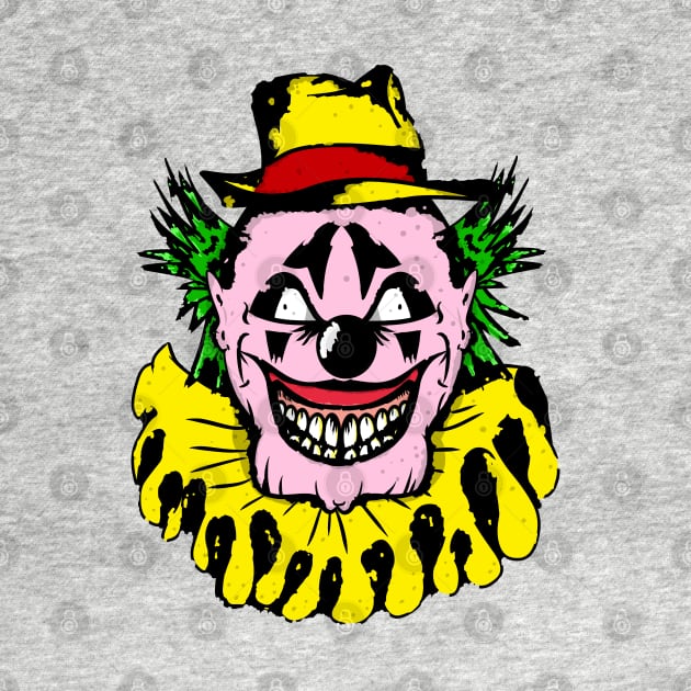 Colorful Crazy Clown by mailboxdisco